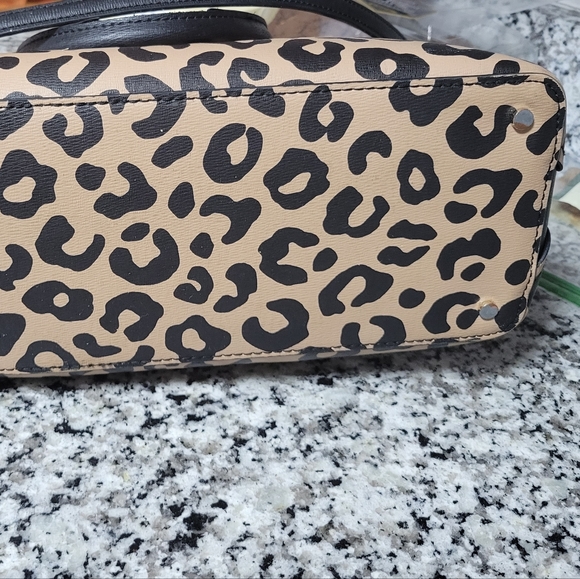 Kate spade leopard darcy satchel - Picture 6 of 8